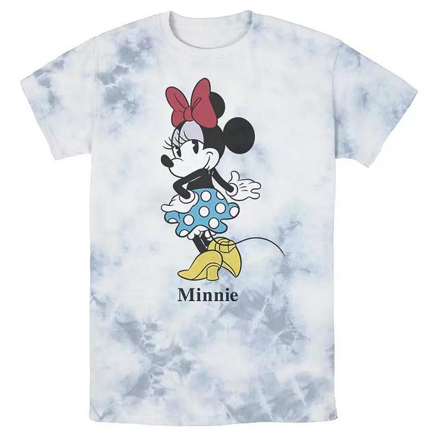 Mens Disney Mickey And Friends Minnie Classic Text Portrait Wash Tee Product Image