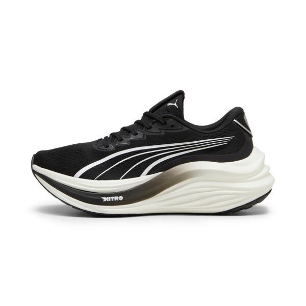 PUMA MagMax NITROâ¢ Men's Running Shoes in Black/White/Cool Dark Grey Product Image