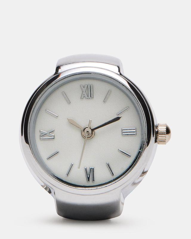 WATCH RING WHITE/SILVER Female Product Image