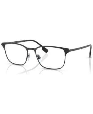 Burberry Mens Rectangle Eyeglasses, BE137257-o - Blue Product Image