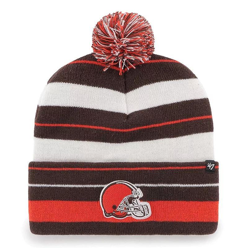 Mens 47 Cleveland s Powerline Cuffed Knit Hat with Pom Product Image