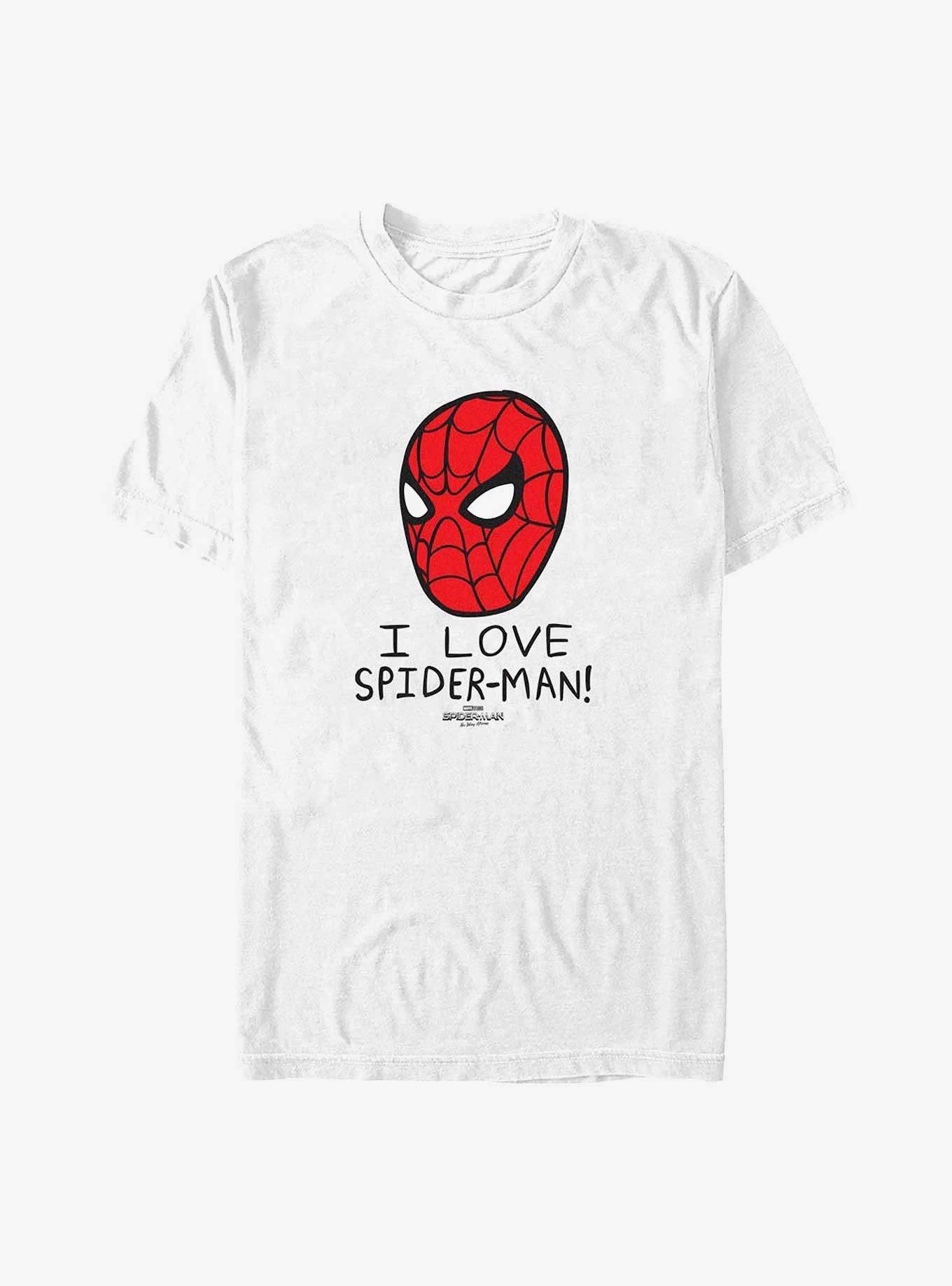 Marvel Spider-Man I Love Spider-Man Big & Tall T-Shirt Product Image