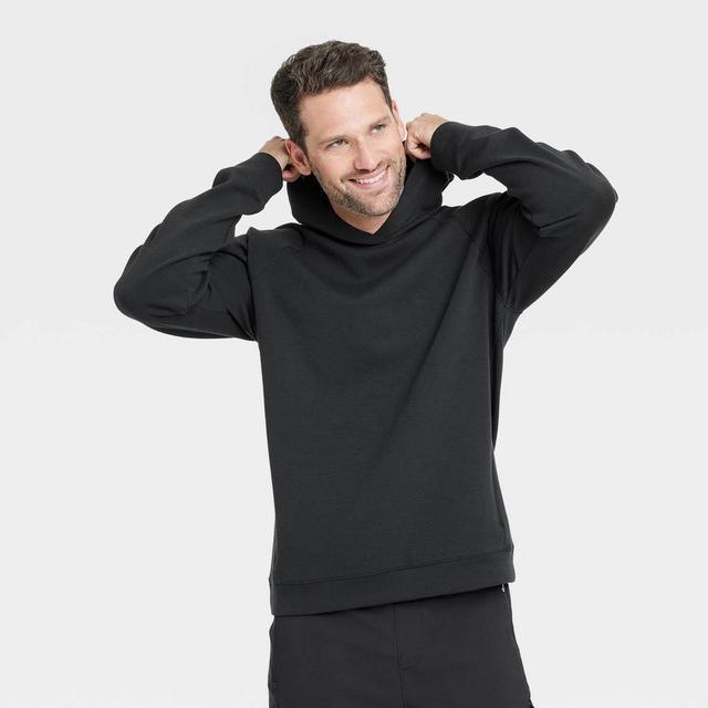 Mens Mesh Spacer Fleece Hoodie - All In Motion Black XXL Product Image