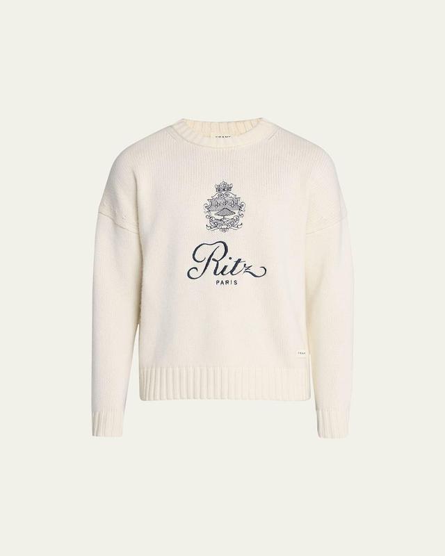 FRAME x Ritz Paris Mens Cashmere Crest Sweater Product Image