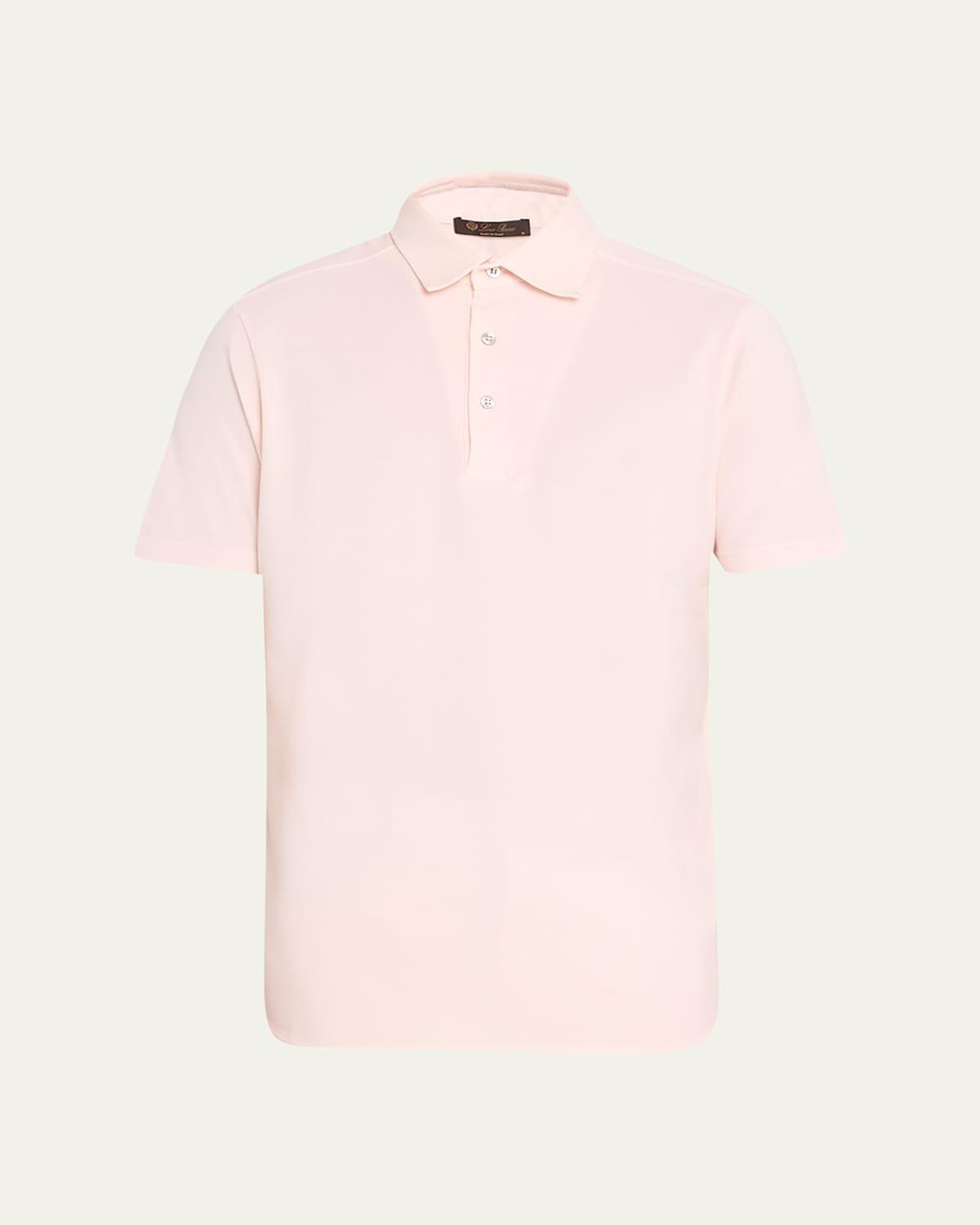 Mens Piqu Dyed Polo Shirt Product Image