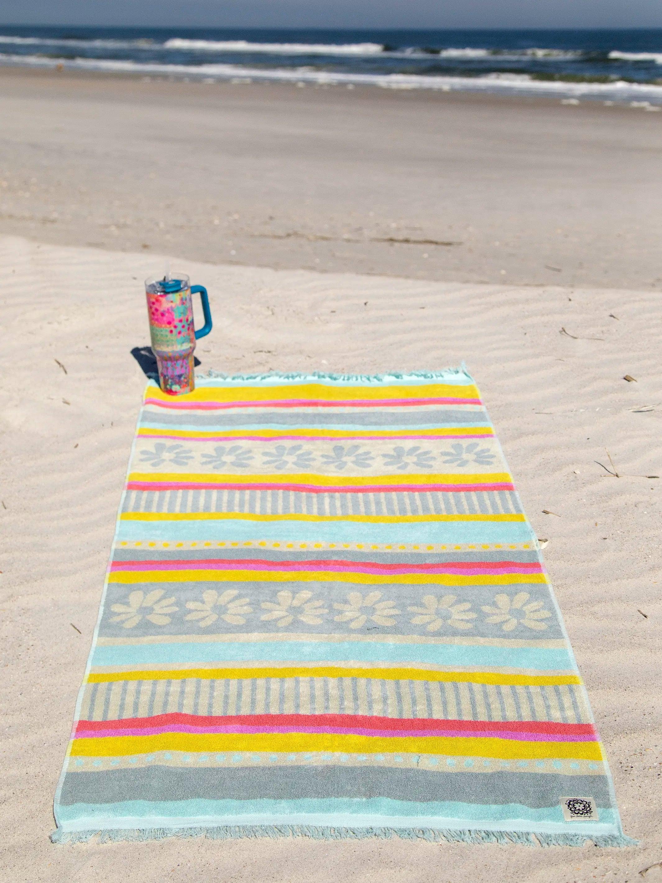 Cotton Bungalow Towel - Light Blue Grey Product Image