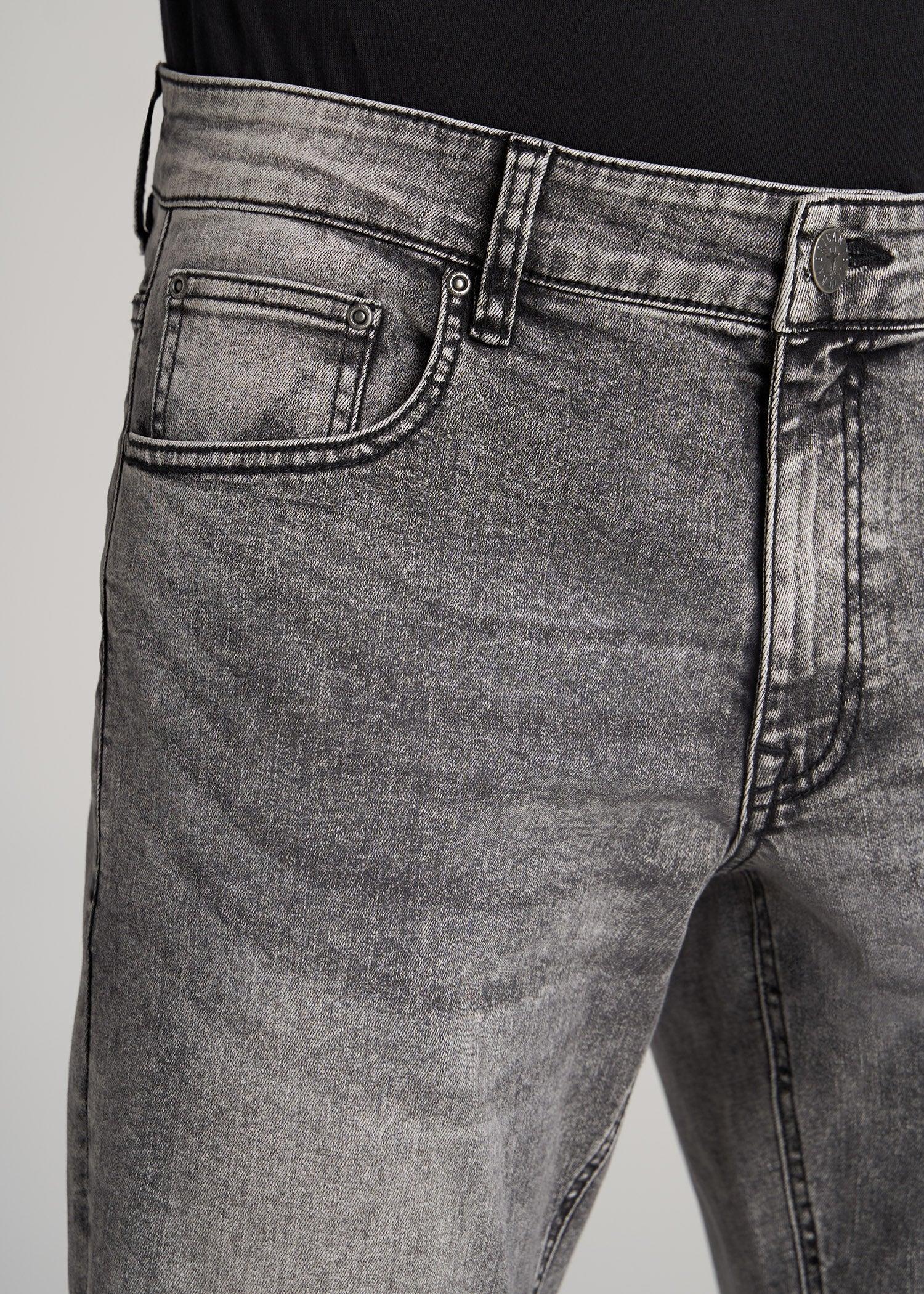 Carman TAPERED Jeans for Tall Men in Washed Faded Black Male Product Image