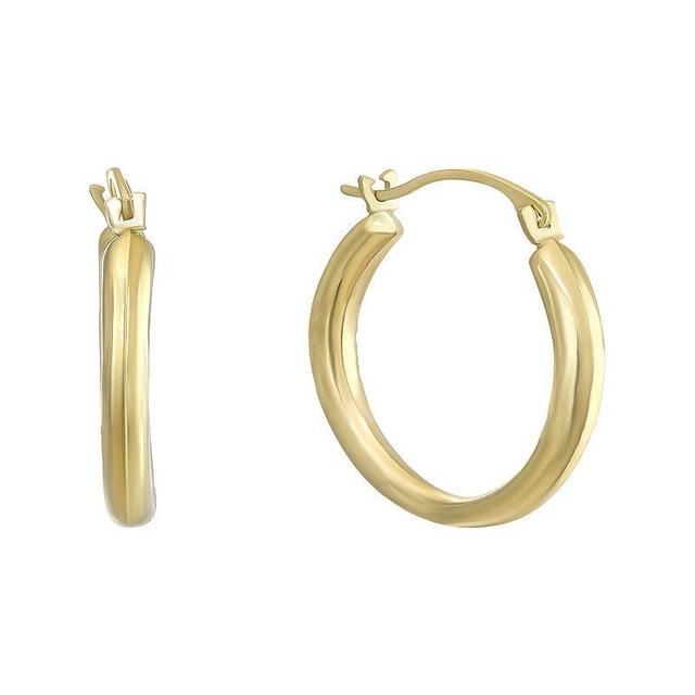 2x15mm 10kt Polished Hoop Earrings Product Image