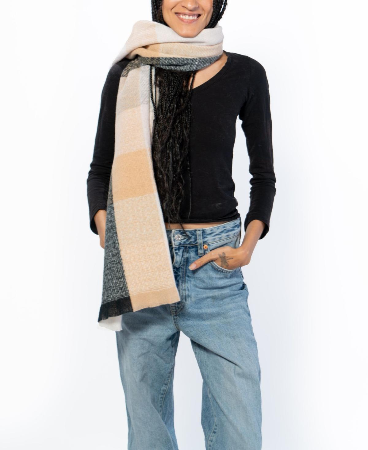 Marcus Adler Plaid Scarf Product Image