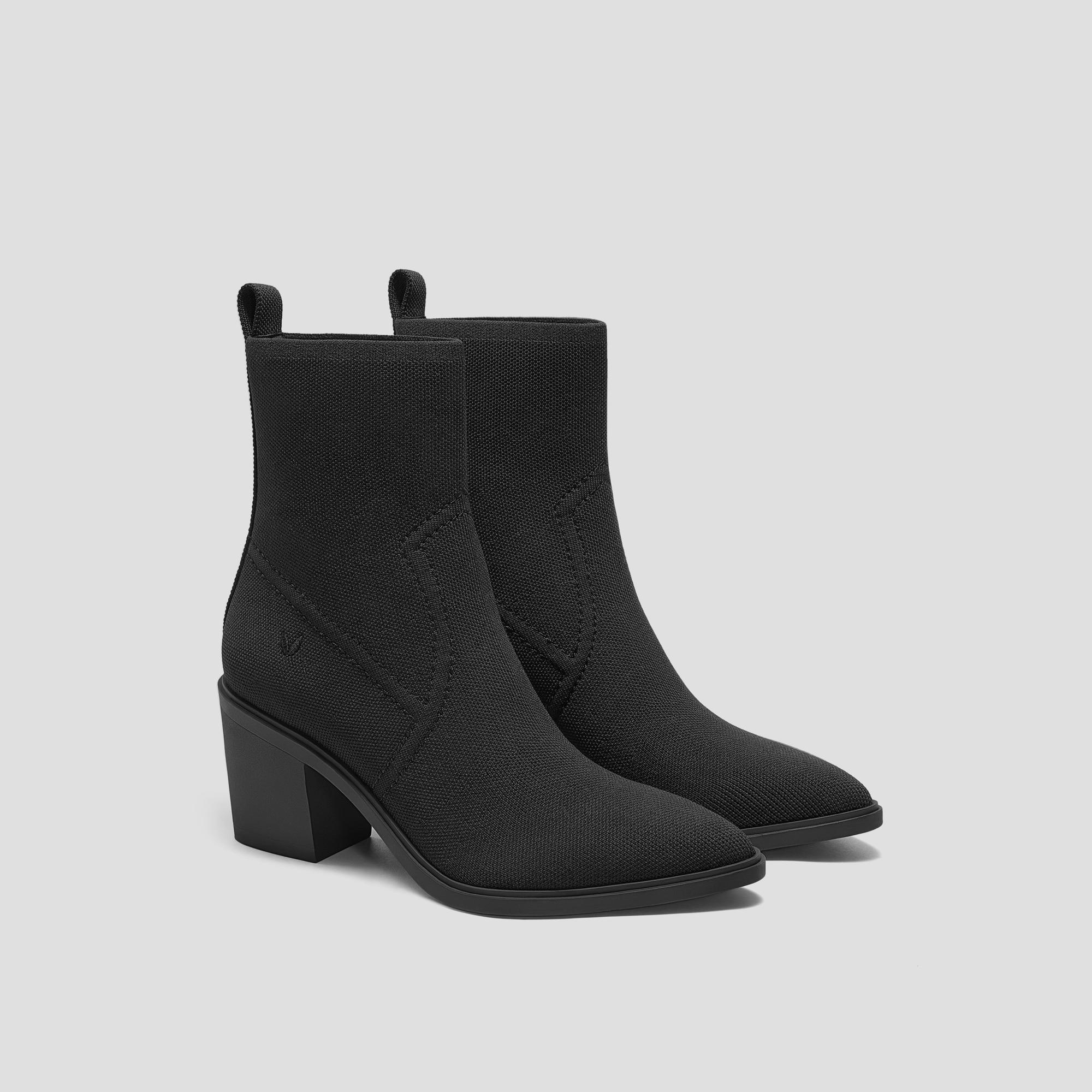 Pointed-Toe Western Ankle Boots (Whitney) Product Image