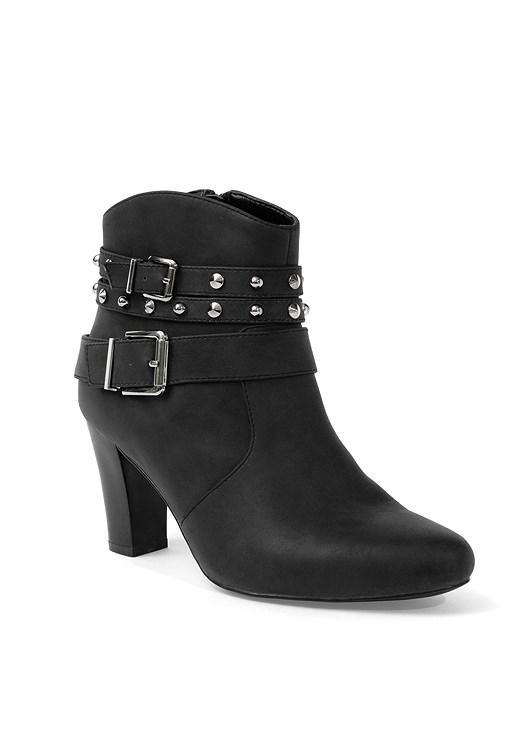 Studded Buckle Belt Booties product image