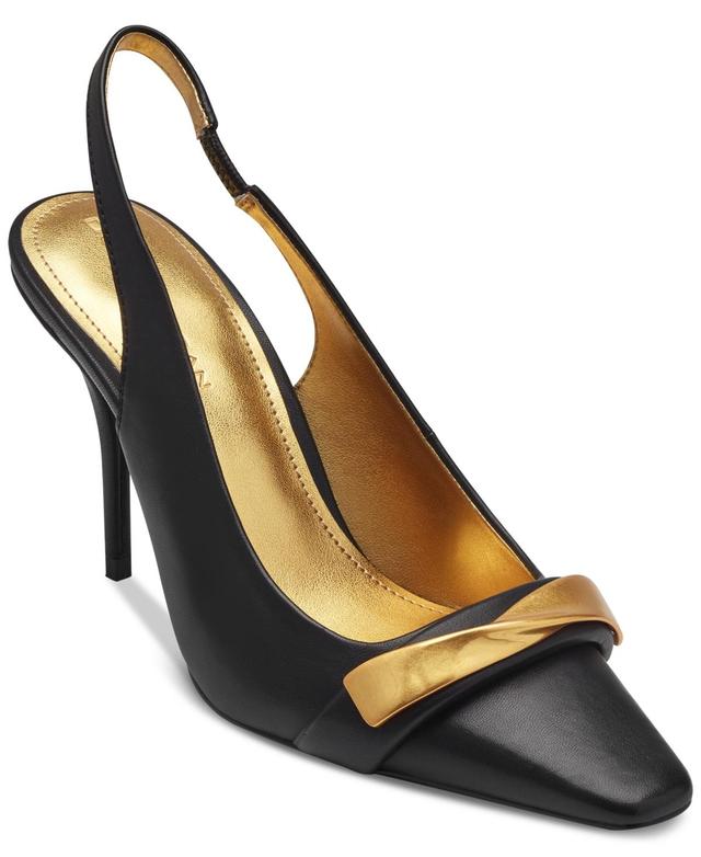 Donna Karan Womens Sayer Square Toe Slingback Pumps Product Image