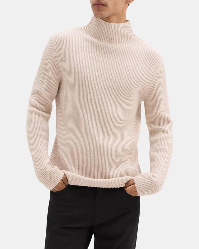 Ribbed Turtleneck in Wool-Cashmere Product Image