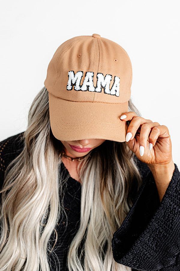 Mama Sherpa Letter Baseball Cap Product Image