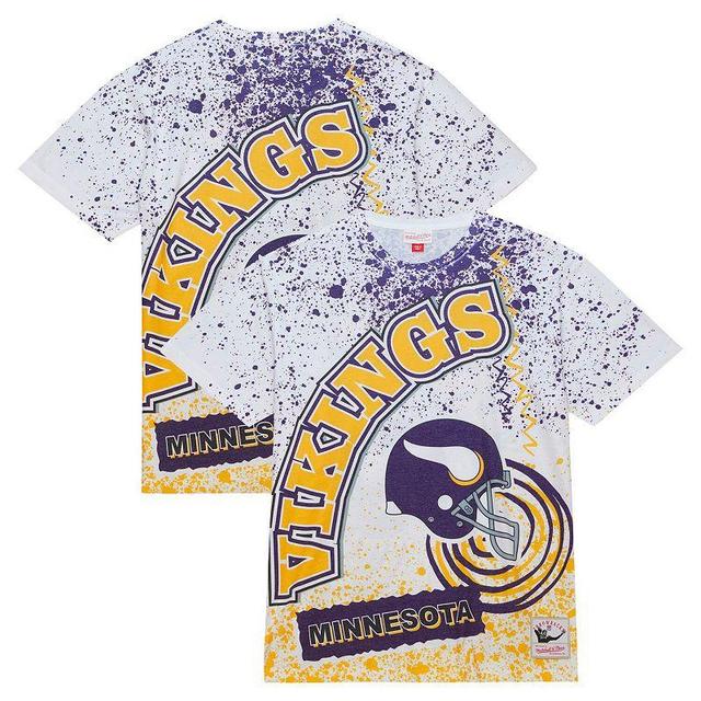 Mens Mitchell & Ness Minnesota Vikings Team Burst Sublimated T-Shirt Product Image