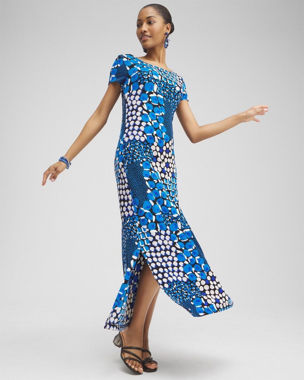 Petite Travelers™ Classic Dots Maxi Dress Product Image