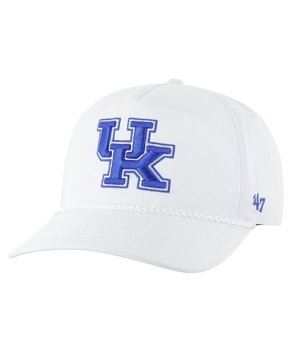 47 Brand Mens White Kentucky Wildcats Rope Hitch Adjustable Hat Product Image