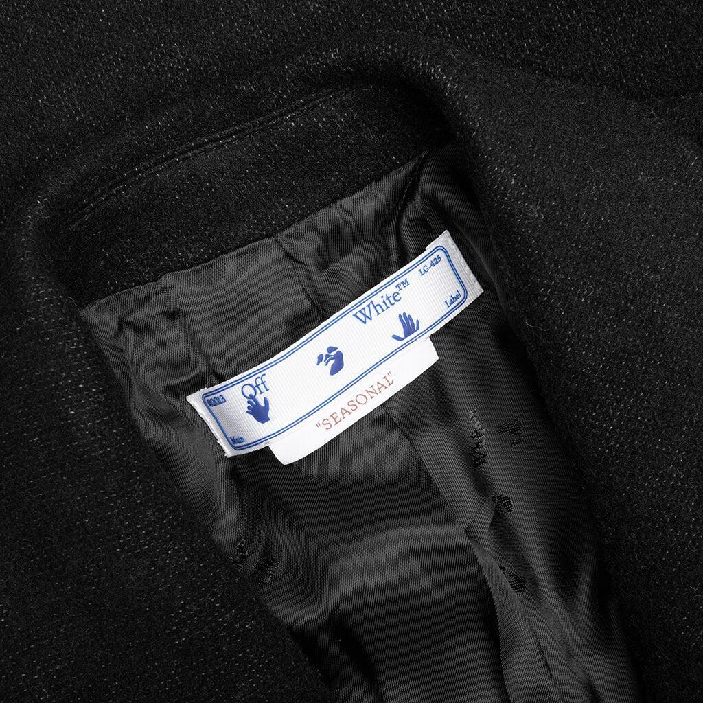 Graff Wool Skate SB Coat - Black/White Male Product Image