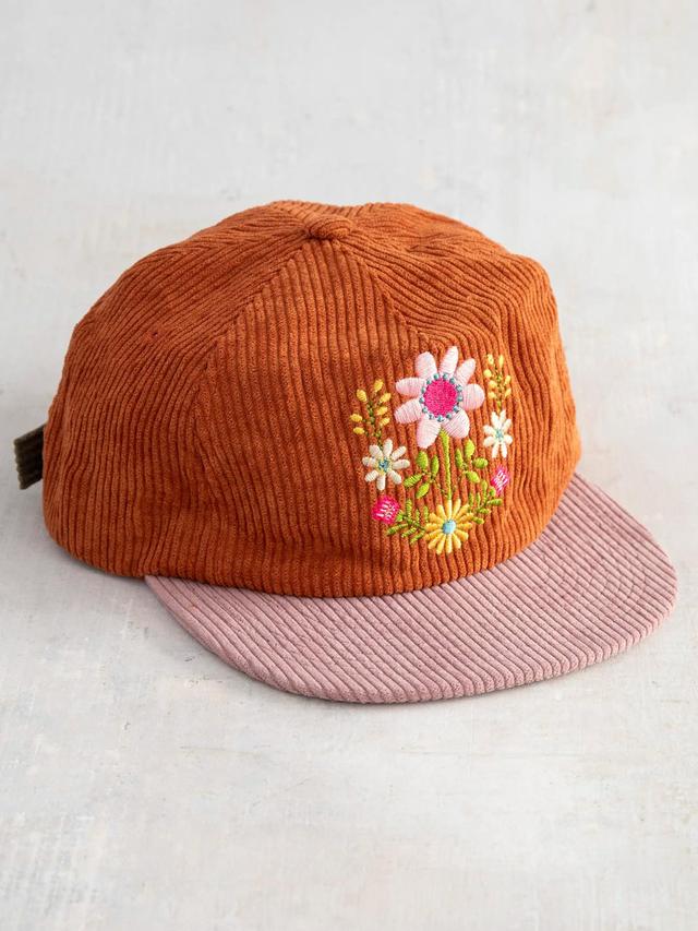 Corduroy Snapback - Folk Floral Product Image