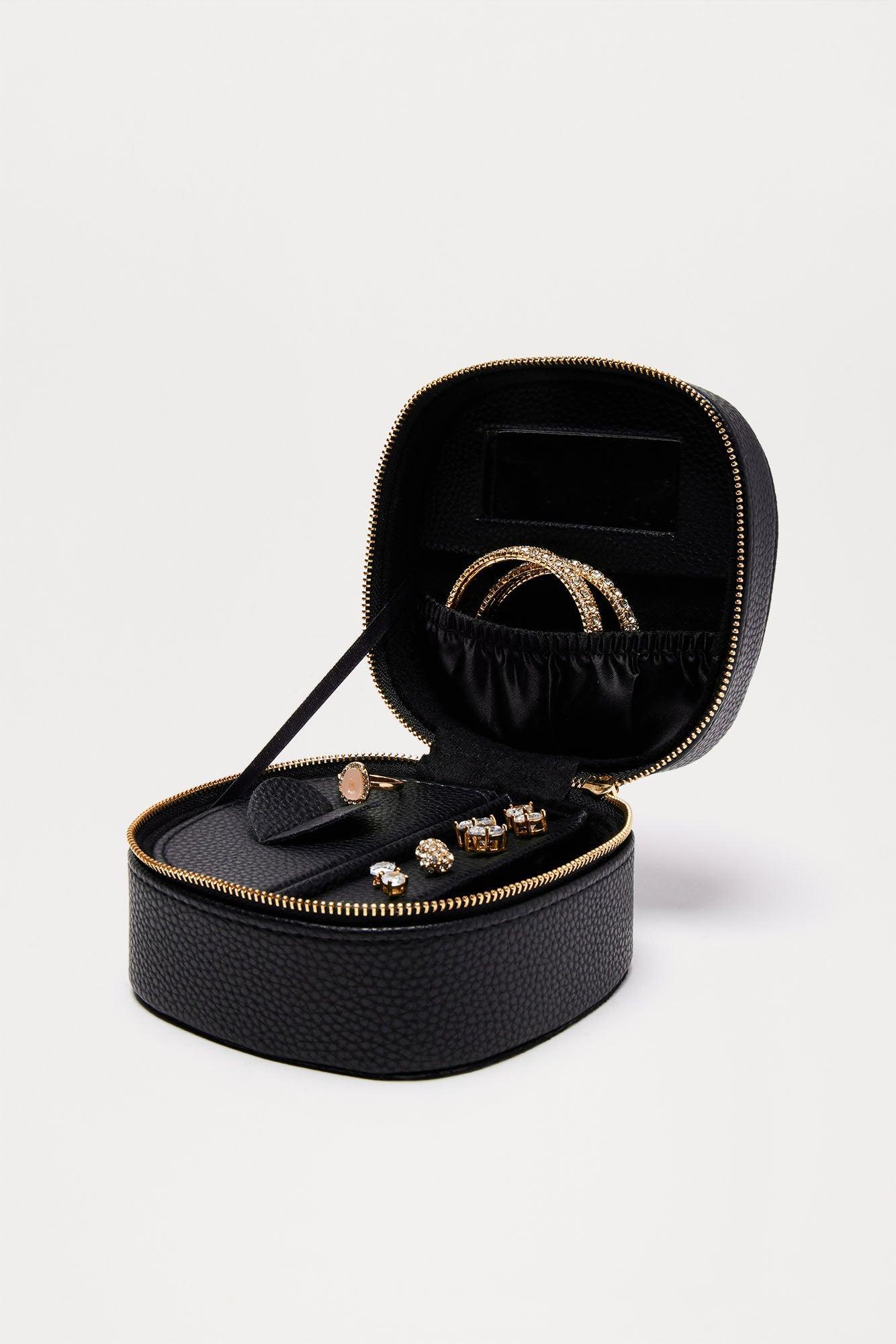 The Bow On Top Jewelry Box - Black Product Image