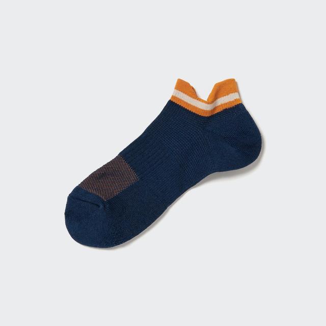 Mens Sports Pile Short Socks with Odor Control Navy US8-US11 UNIQLO US Product Image