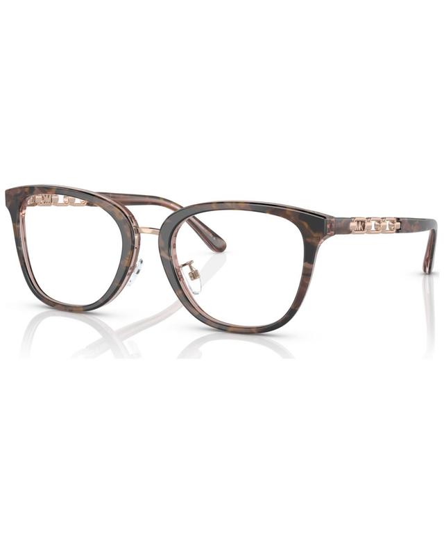 Michael Kors Womens Square Eyeglasses, MK409952-o - Pink Tortoise Product Image