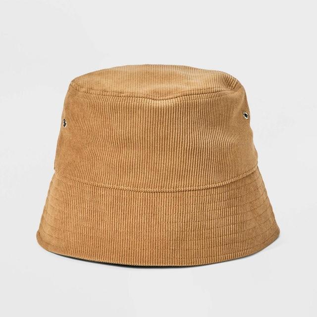 Mens Recycled Polyester Bucket Hat - Goodfellow & Co Brown L/XL Product Image