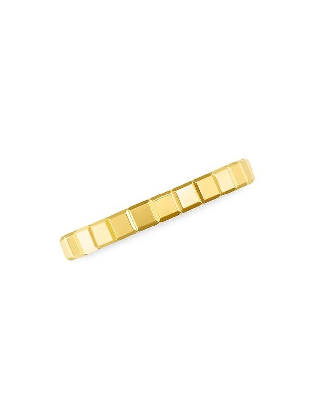 Womens 18K Yellow Gold Ice Cube Ring Product Image