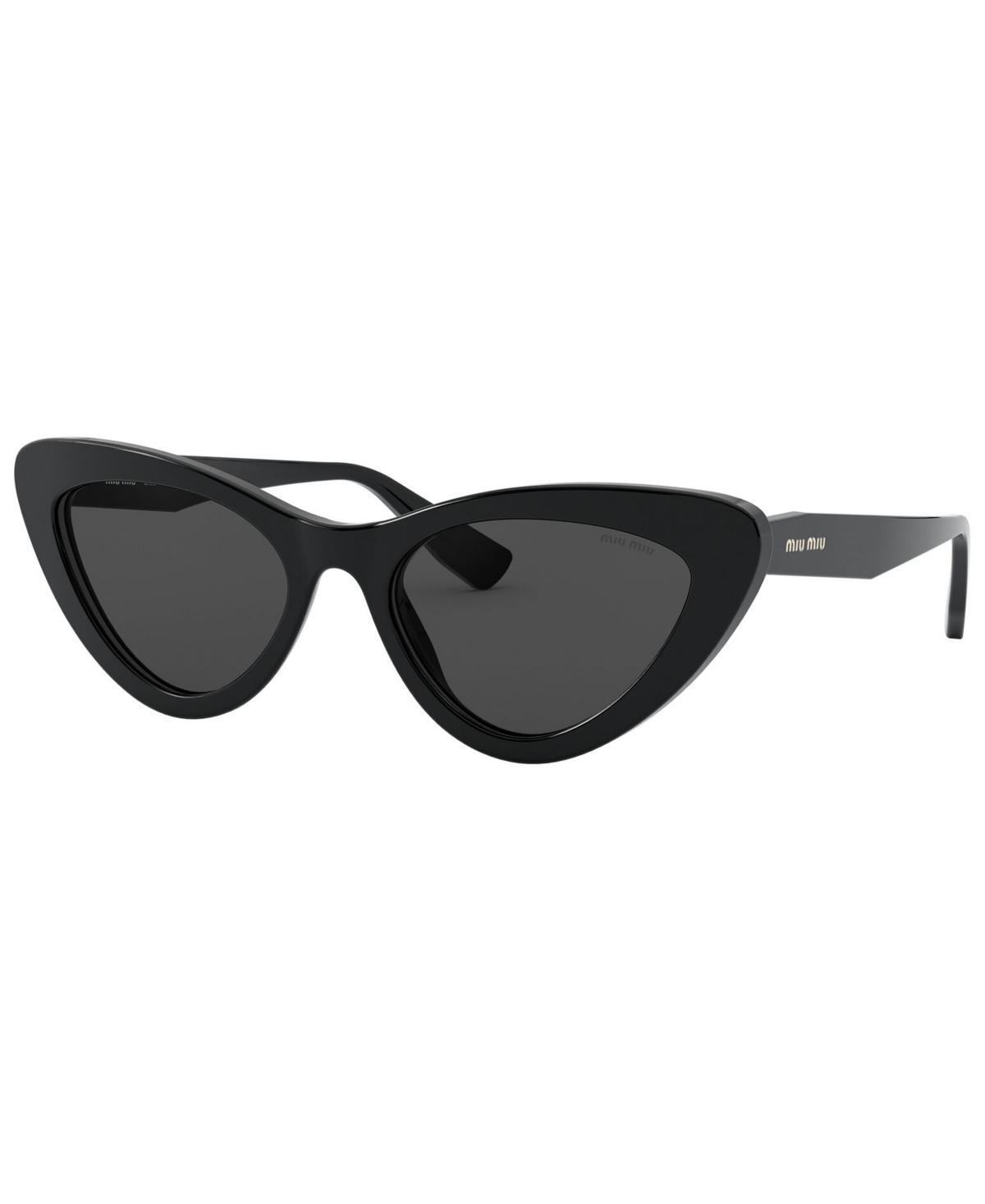 Miu Miu Woman Sunglass MU 01VS - Frame color: Light Havana, Lens color Product Image