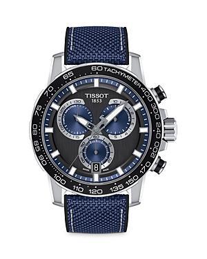 Tissot Mens Supersport Chronograph Beige Fabric Strap Watch Product Image