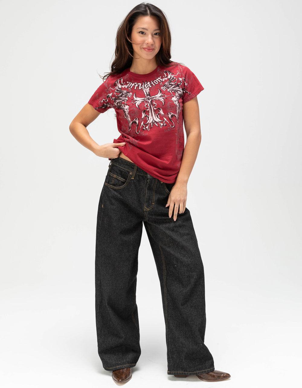 AFFLICTION Jump Womens Fitted Tee Product Image