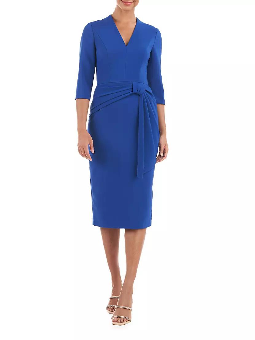 Londyn Crepe Midi Dress Product Image