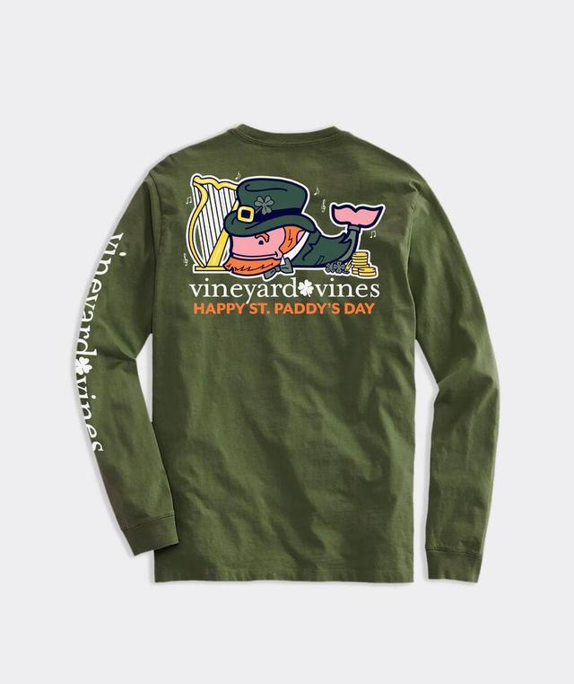 Harp Leprechaun Whale Long-Sleeve Pocket Tee Product Image