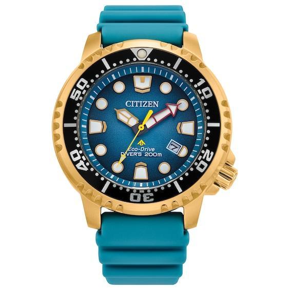 Citizen Unisex Promaster Dive Three Hand Teal Strap Watch Product Image