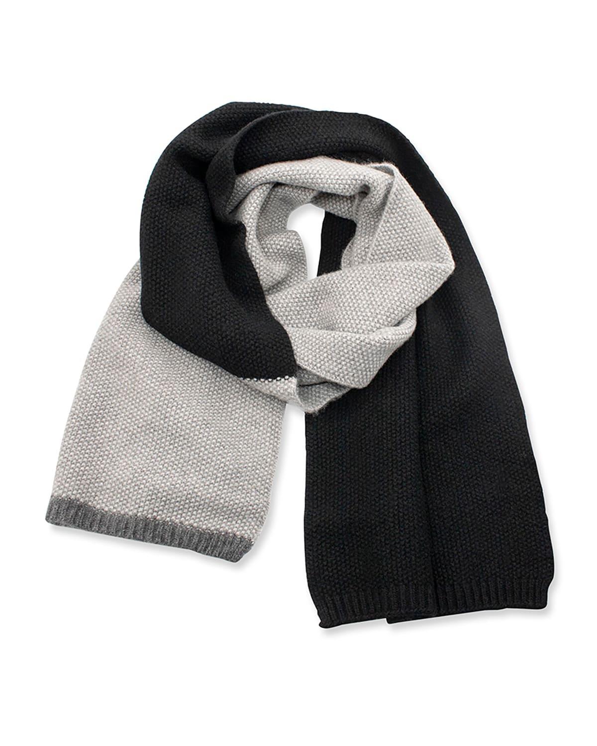 Mens Colorblock Cashmere Scarf Product Image