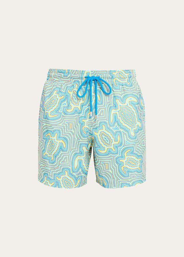 Mens Mahina Abstract Swim Trunks Product Image