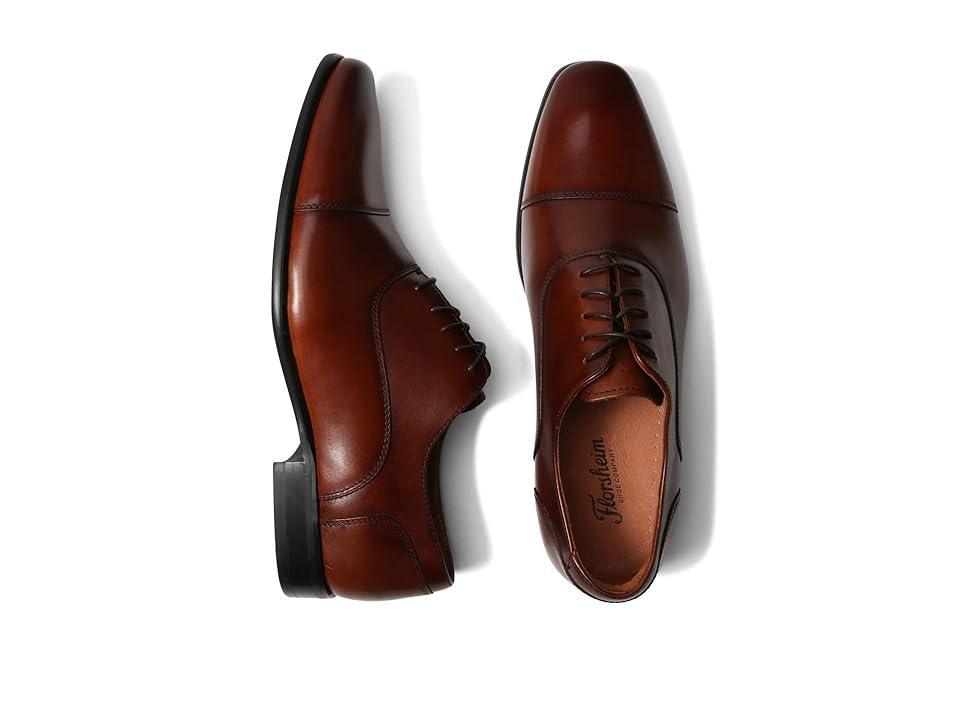 Florsheim Postino Cap Toe (Cognac Smooth) Men's Shoes Product Image