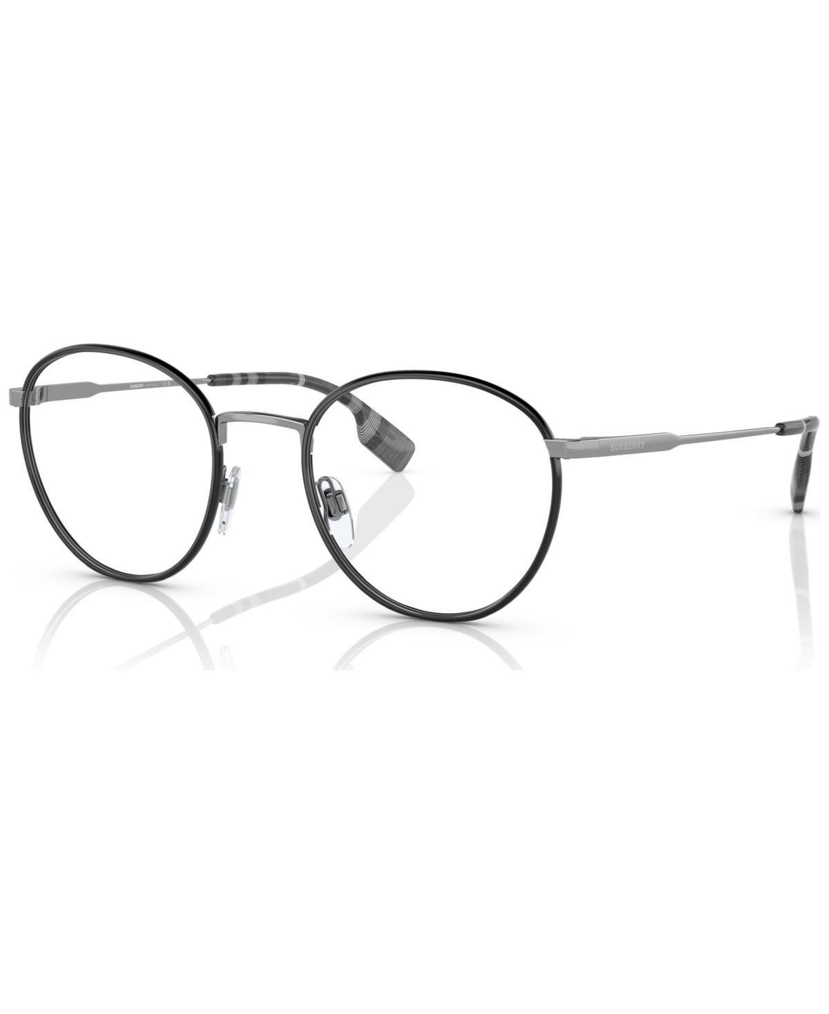 Burberry Mens Hugo Eyeglasses, BE1373 51 - Silver, Blue Product Image