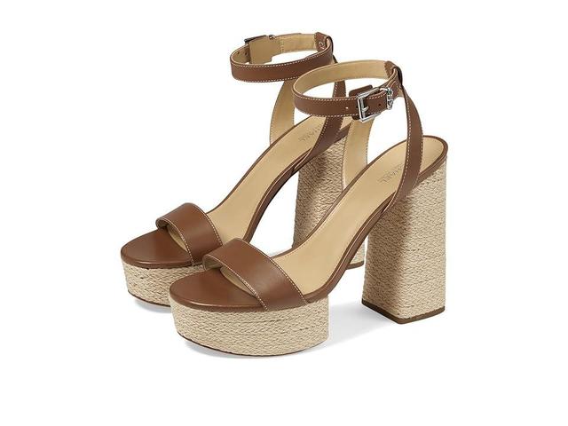 MICHAEL Michael Kors Ashton Platform (Luggage) Women's Sandals Product Image