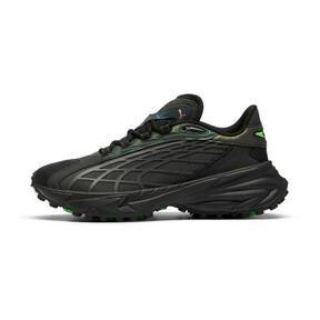 PUMA Spirex Casestudy Men's Sneakers in Flat Dark Grey/Black/Fluro Green Pes Product Image