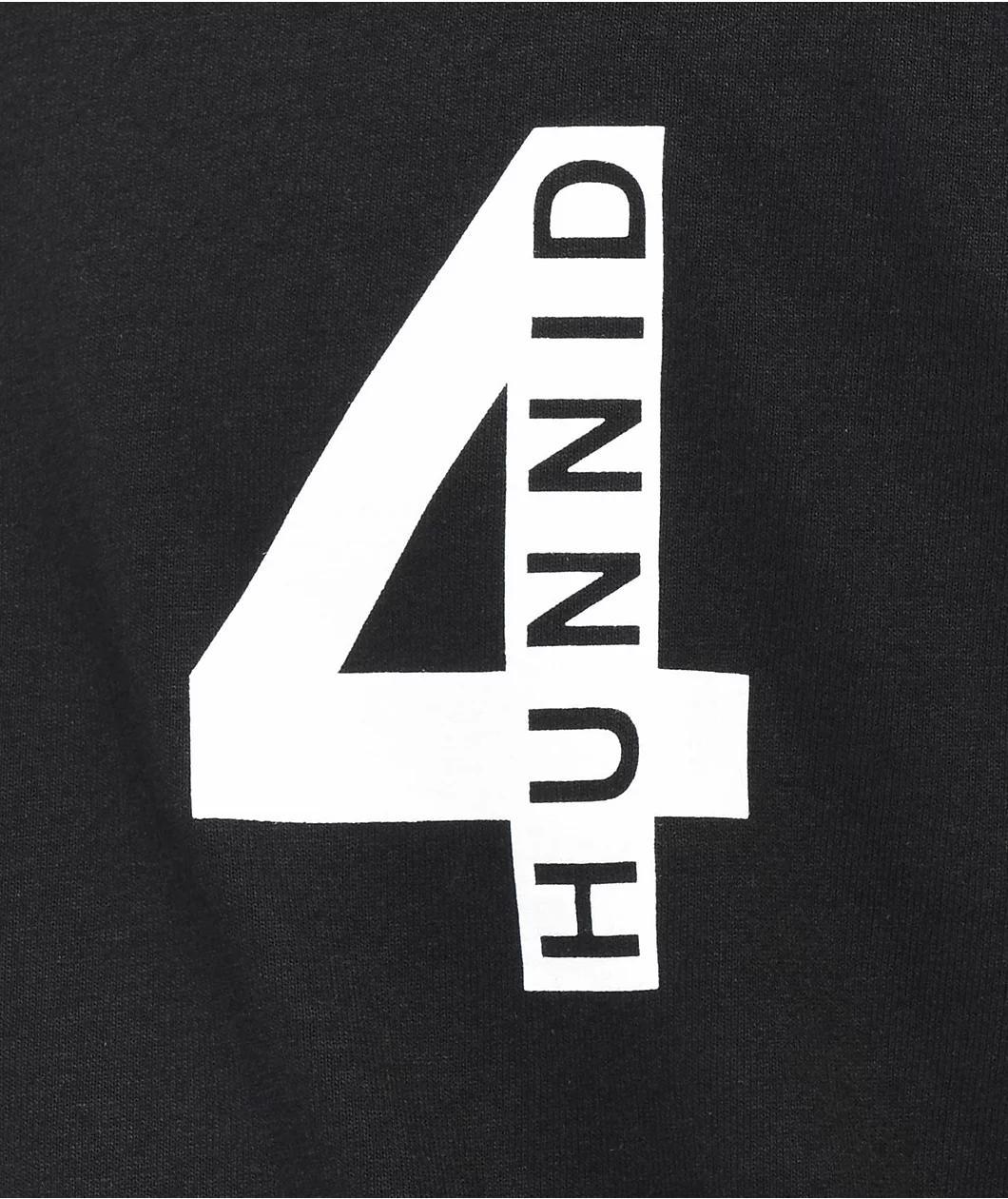 4Hunnid Chrome Roses Black T-Shirt Product Image