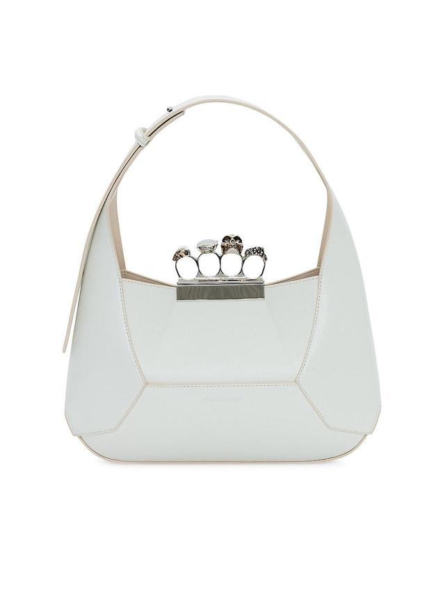 Womens Jewelled Hobo In Leather Product Image