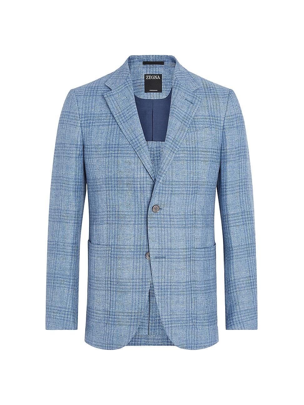 Mens Crossover Linen Wool and Silk Jacket Product Image