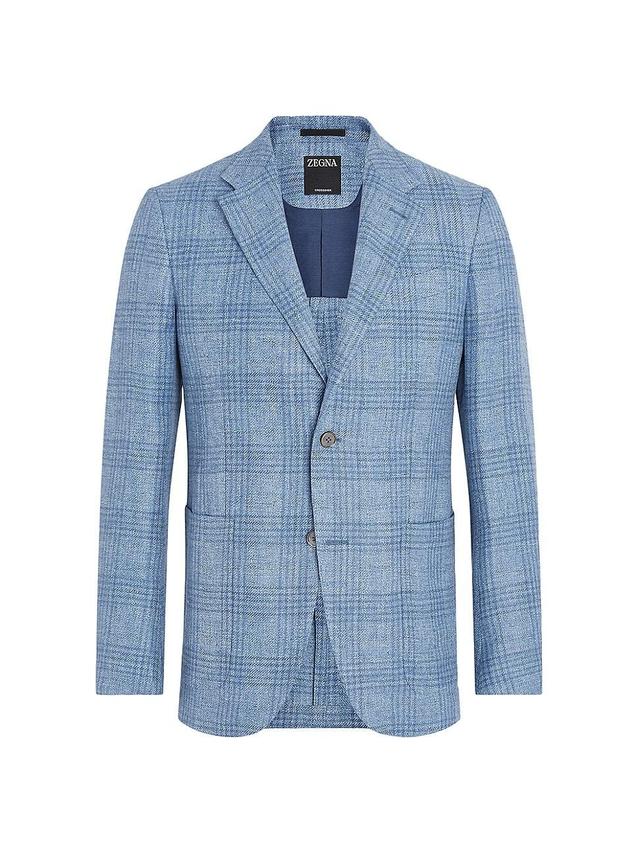 Mens Crossover Linen Wool and Silk Jacket Product Image