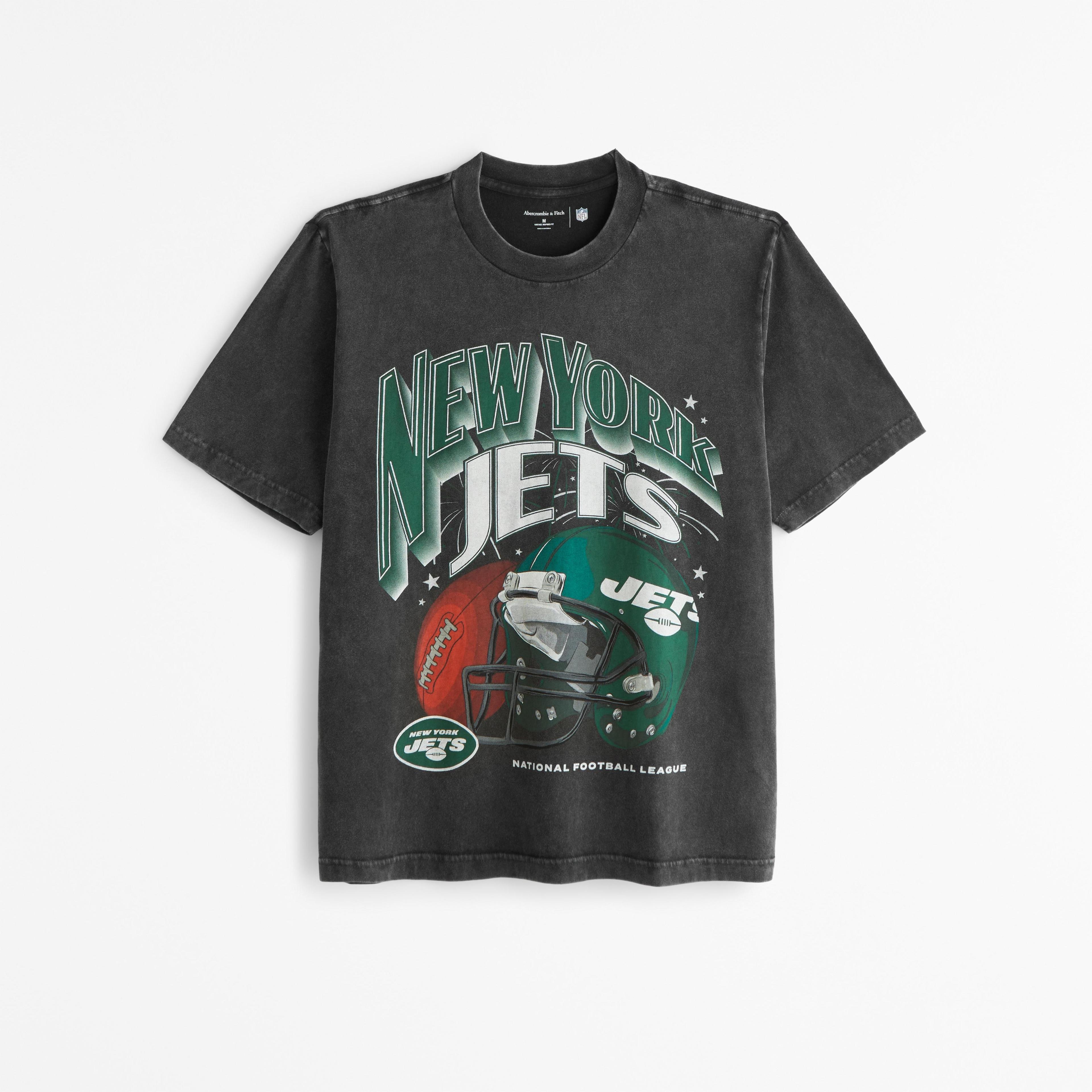 New York Jets Vintage-Inspired Graphic Tee Product Image