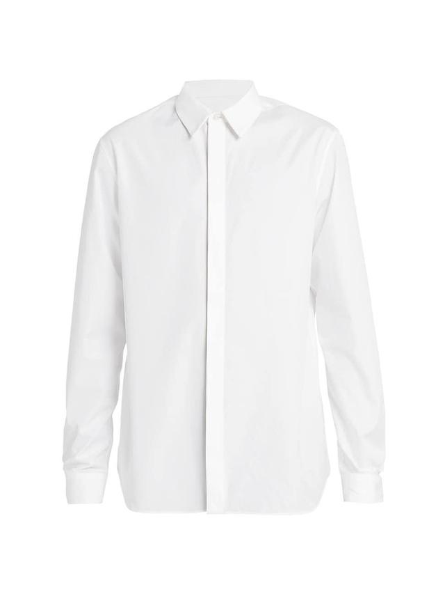 Mens Cotton Button-Front Shirt Product Image