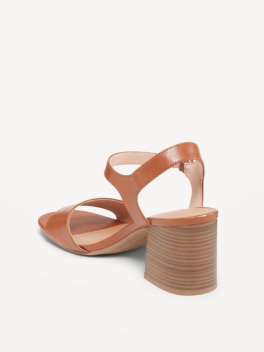 Strappy Block Heel Sandals Product Image