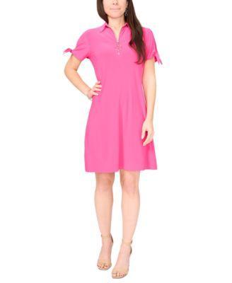 Petite Tie-Sleeve Shift Dress Product Image