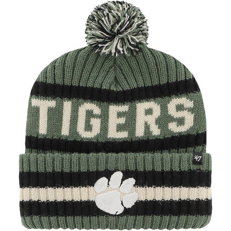 Mens 47 Clemson Tigers OHT Military Appreciation Bering Cuffed Knit Hat with Pom Product Image