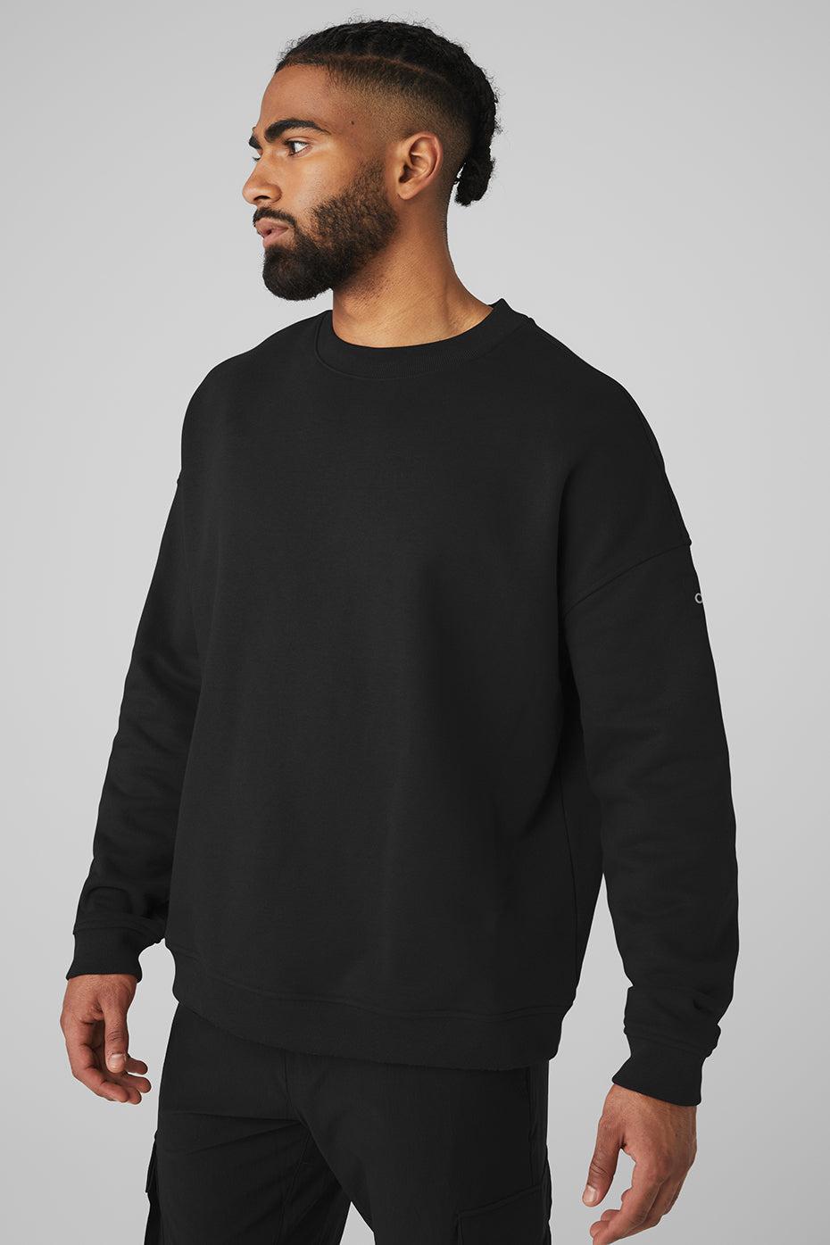 Renown Heavy Weight Crew Neck Pullover - Black Male Product Image